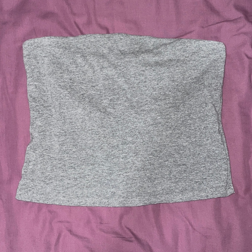 Gray Tube Top